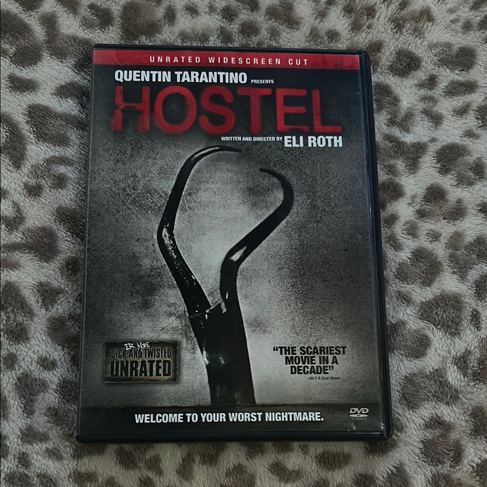 ☑️Hostel DVD Unrated Widescreen Cut